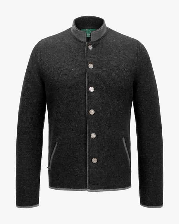 Trachten-Strickjacke aus Merinowolle