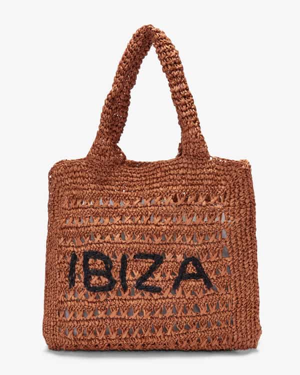 Ibiza Raffia Henkeltasche