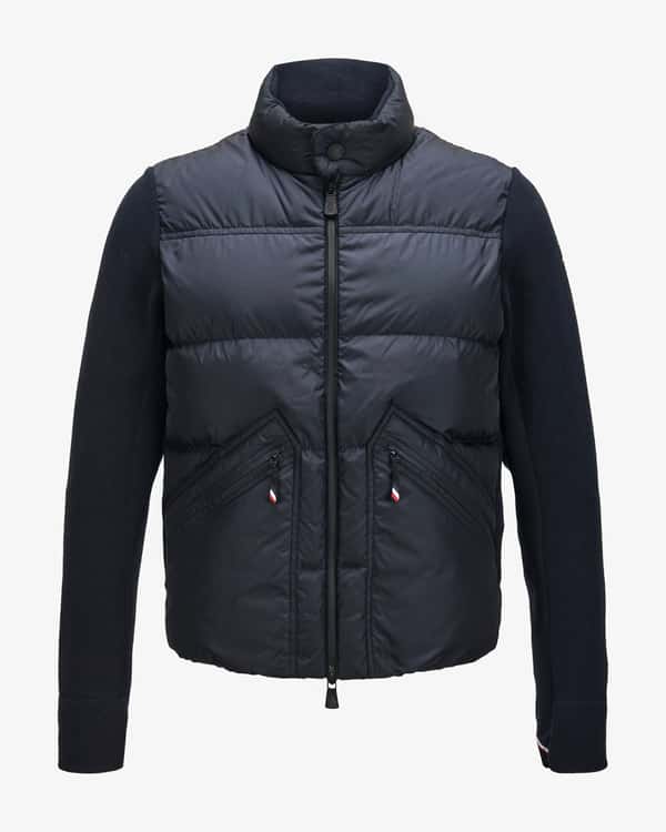 Hybrid down jacket