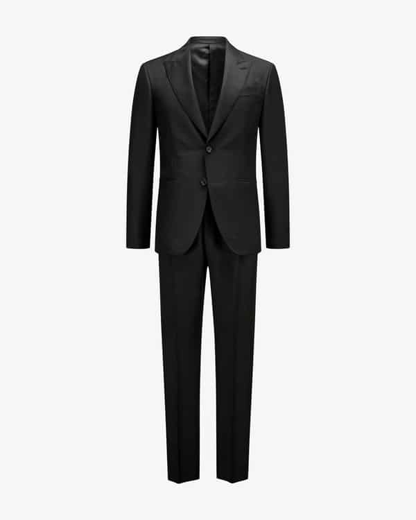 Evening Anzug aus Wolle und Seide