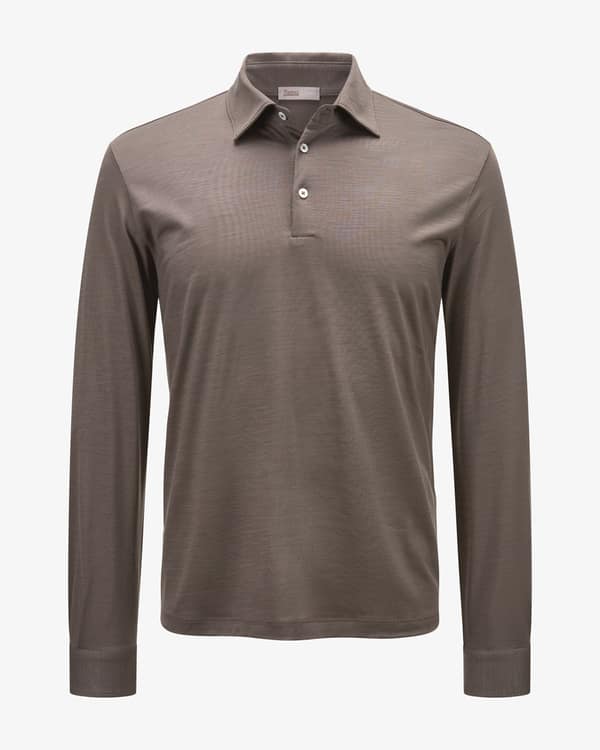 Langarm-Polo