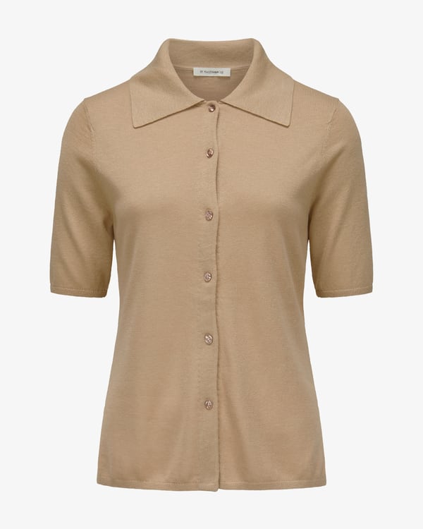 Dotta Strickshirt aus Woll-Seiden-Mix