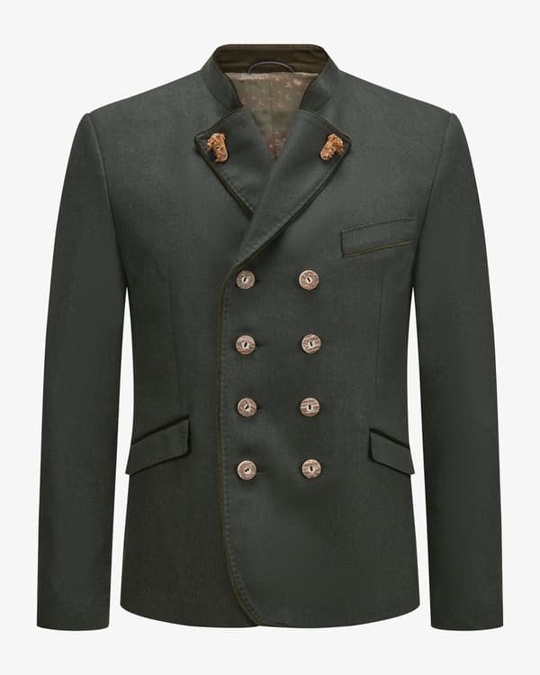 Kornegg Doppelreiher-Trachtenjanker aus Schurwolle