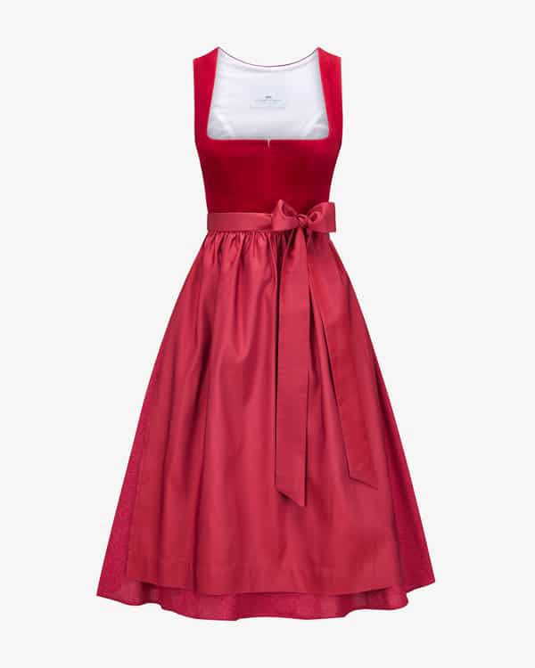 Midi-Wiesndirndl mit Schürze 