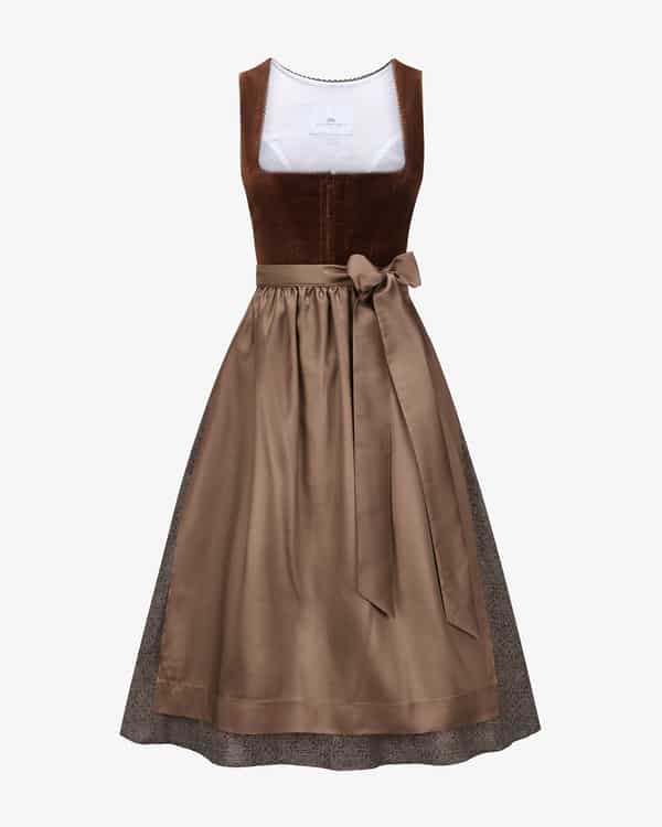 Midi-Wiesndirndl mit Schürze 