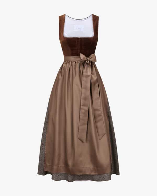 Wiesndirndl lang mit Schürze