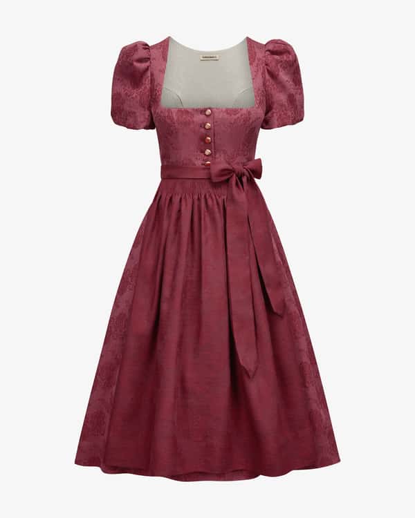 x LODENFREY Lorle Dirndl lang mit Schürze