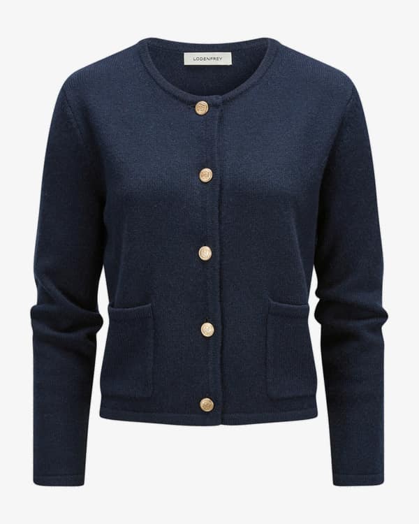 Cashmere-Strickjacke