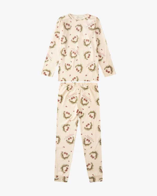 Basic Blouse Pants Set Schlafanzug 