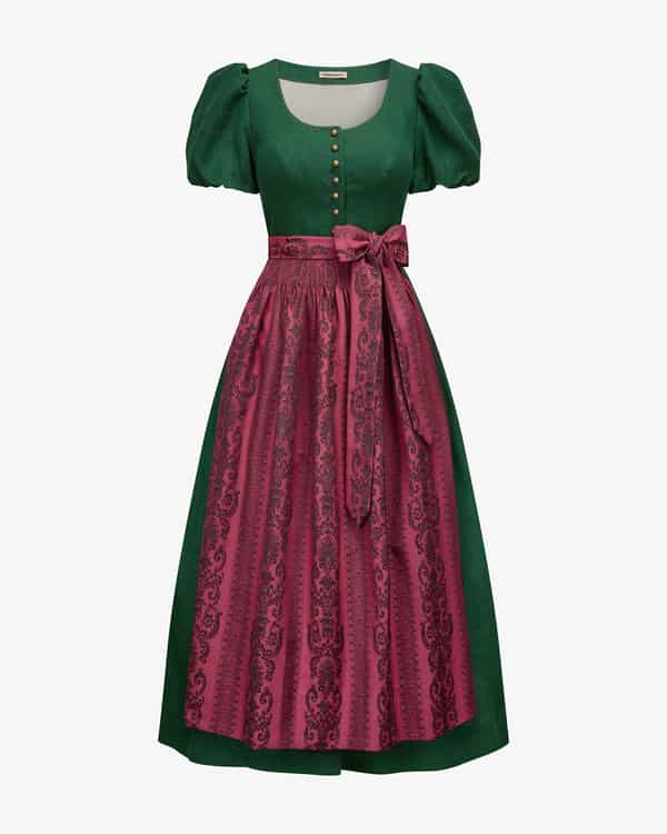 Margret Dirndl lang mit Schürze