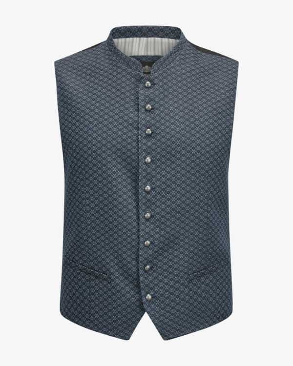 Hammerschmid Robert traditional vest slim fit  at LODENFREY