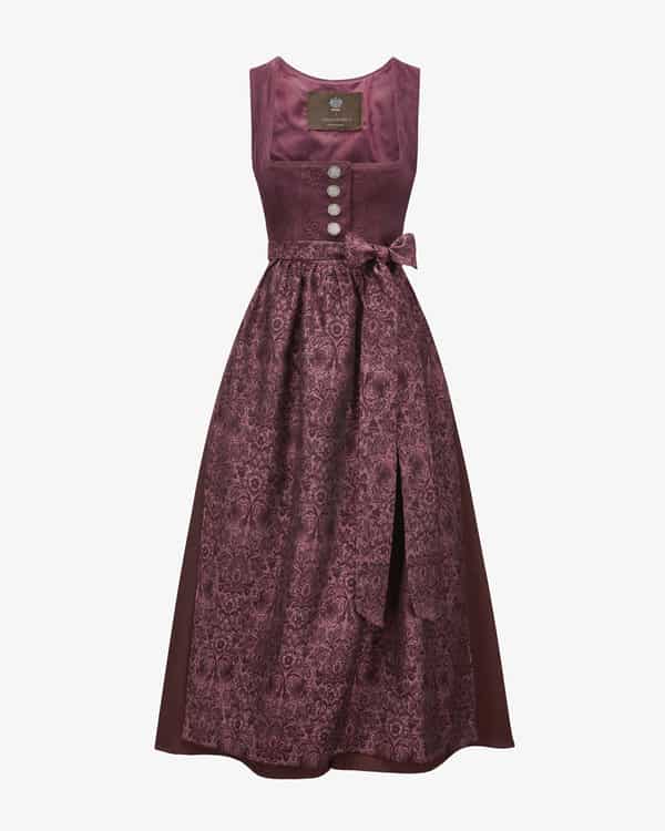 x LODENFREY Linderhof Dirndl lang mit Schürze