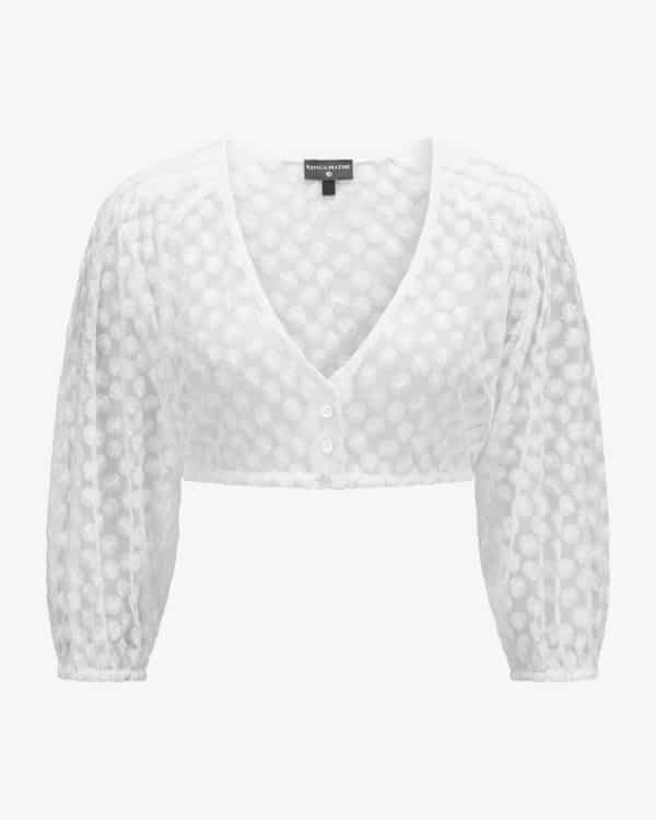 Kaira Dirndlbluse Semi-Transparent 