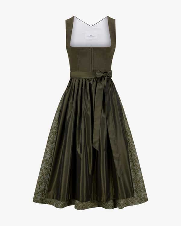 Dirndl lang mit Schürze 