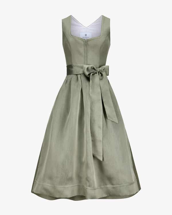 x LODENFREY Leinendirndl Midi mit Schürze