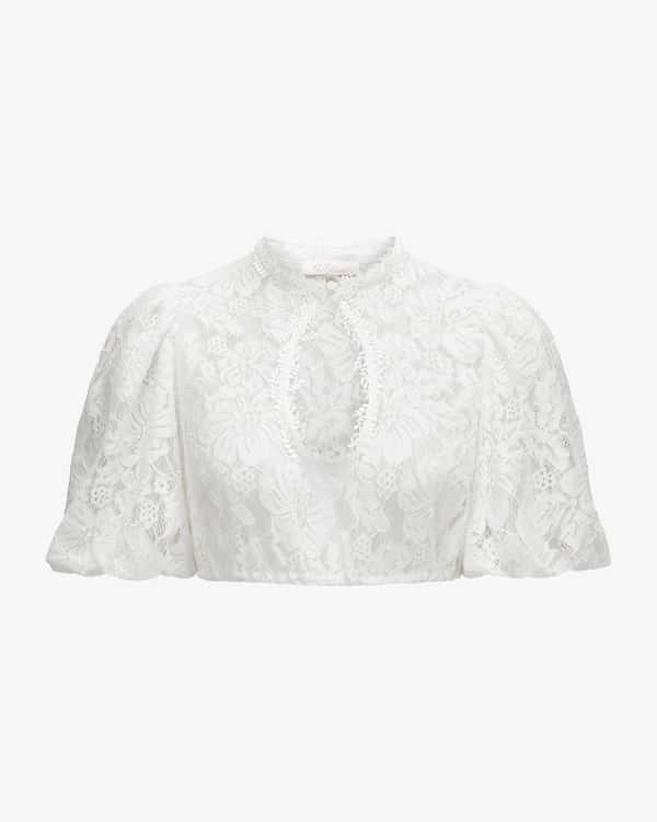 Minna dirndl blouse semi-transparent