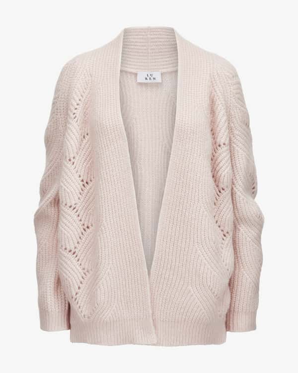 Cardigan Nadeshiko aus Cashmere und Seide