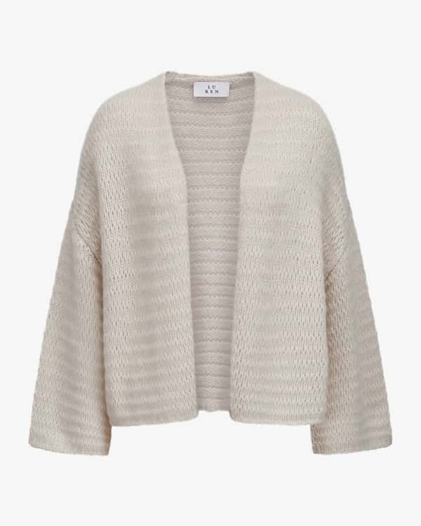 Cardigan Tsuge aus Cashmere und Seide