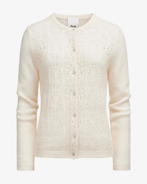 Strickjacke aus Schurwolle und Cashmere