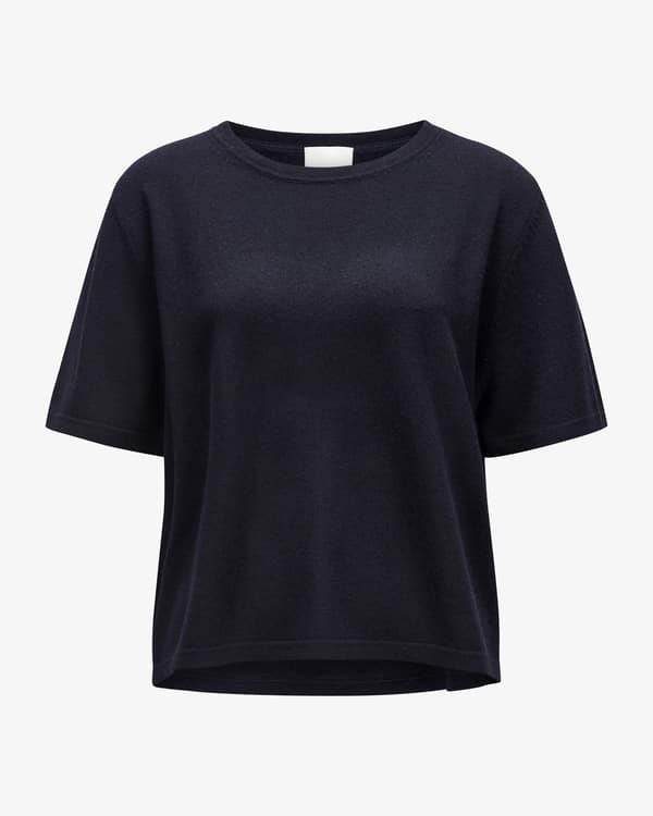 Strickshirt aus Schurwolle und Cashmere