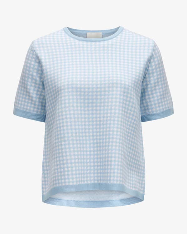 Strickshirt aus Schurwolle und Cashmere