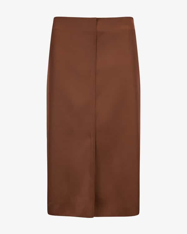 Shiny Statement satin skirt 