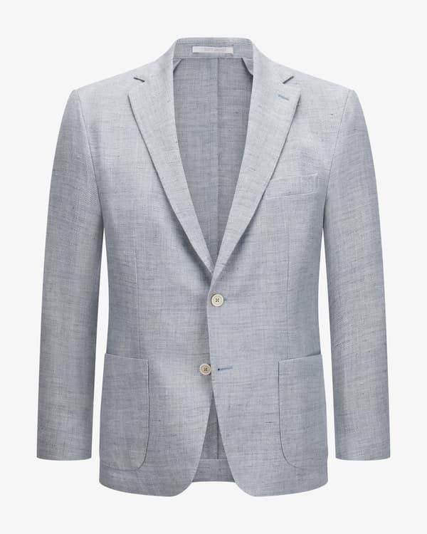 Sakko aus Leinen und Wolle