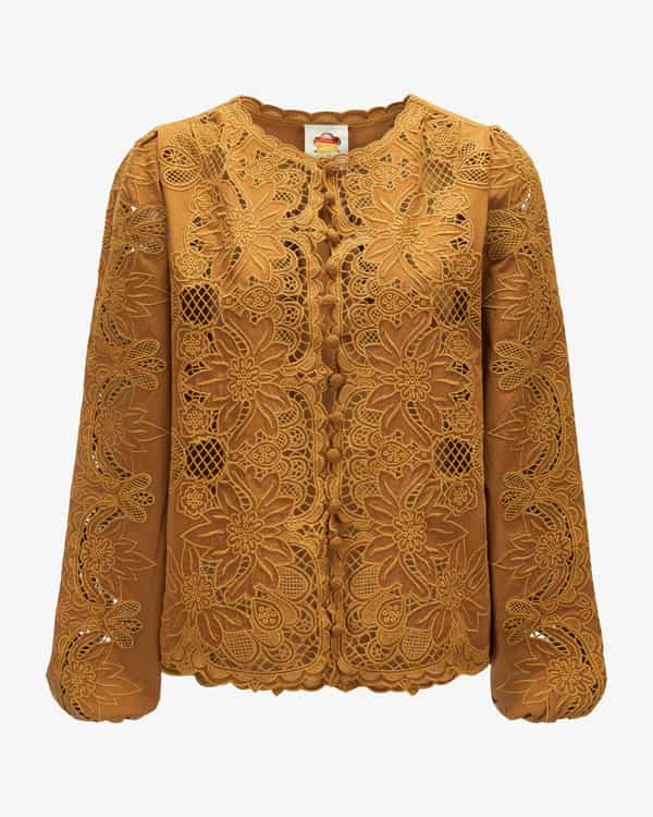 Bluse Camel Richelieu 