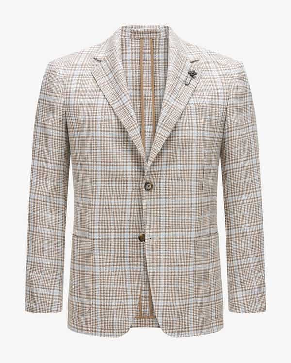 Sakko aus Baumwolle und Leinen