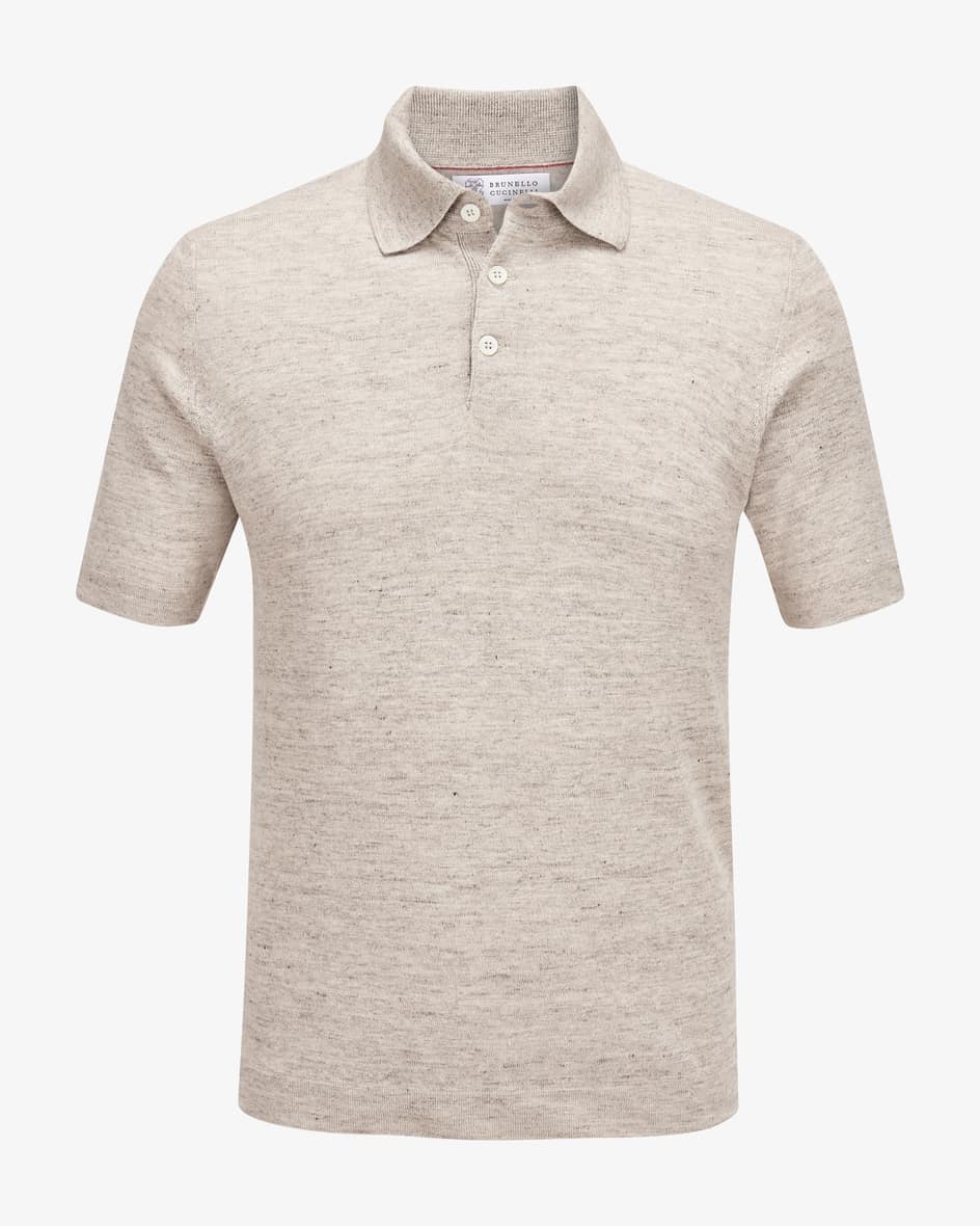 Bild 1 für Poloshirt aus Leinen und Baumwolle 52
