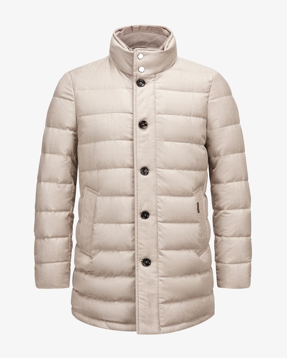 Moorer Calgari Daunenjacke (Beige, Gr. 50) Herren Jacken Daunenjacken