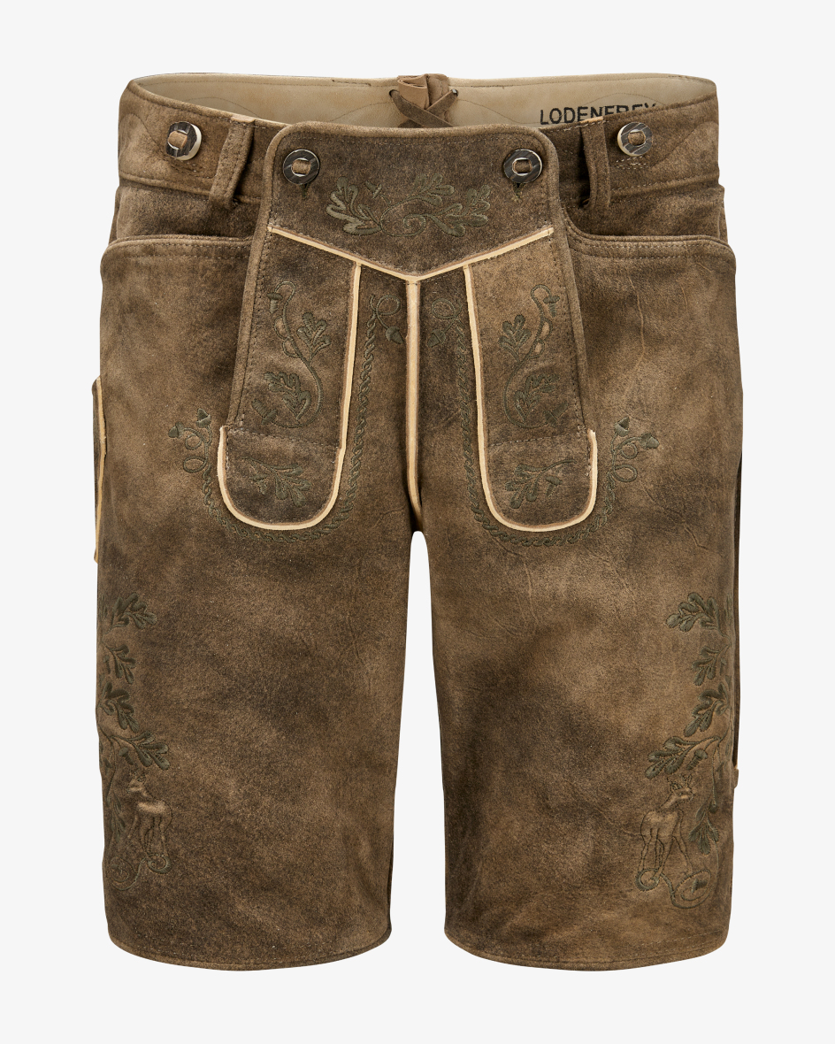 Bild 1 für Wiesnlederhose kurz aus Ziegenleder 24