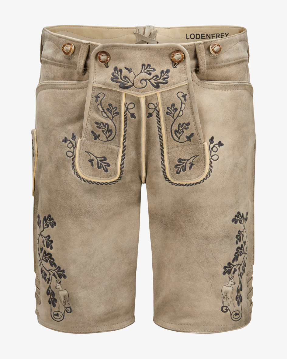 Bild 1 für Wiesnlederhose kurz aus Ziegenleder 27