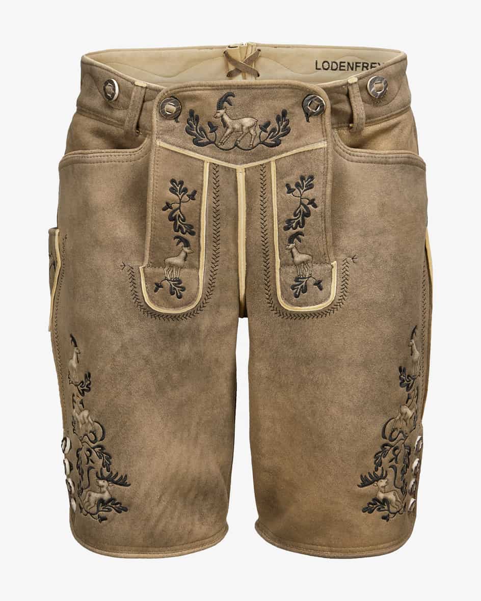 WL Lederhose kurz aus Hirschleder