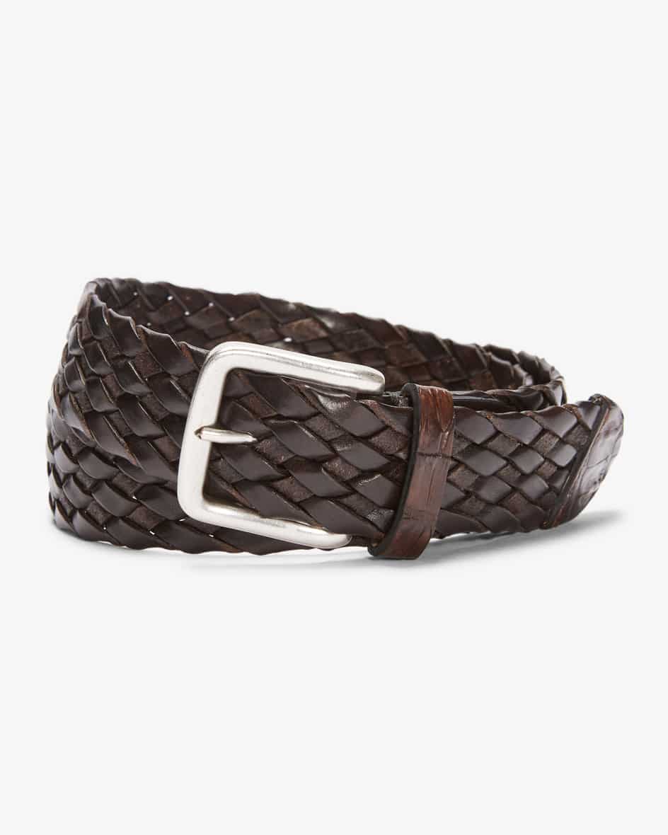 Kalb- und Krokodilleder-Gürtel