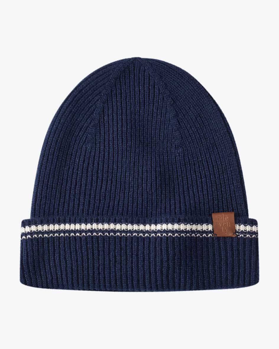 Eleventy Cashmere-Strickmütze (Blau) Herren Accessoires Caps-Muetzen