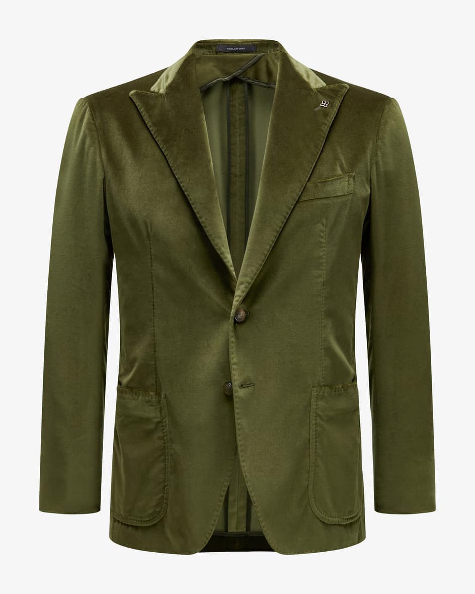 Samt-Sakko aus Baumwolle