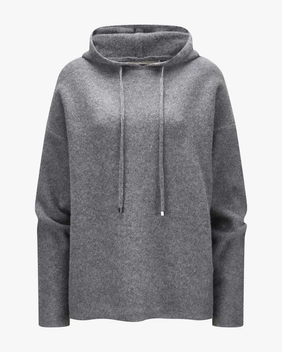 (The Mercer) N.Y. Cashmere-Hoodie (Grau, Gr. 38) Damen Strick Cashmere