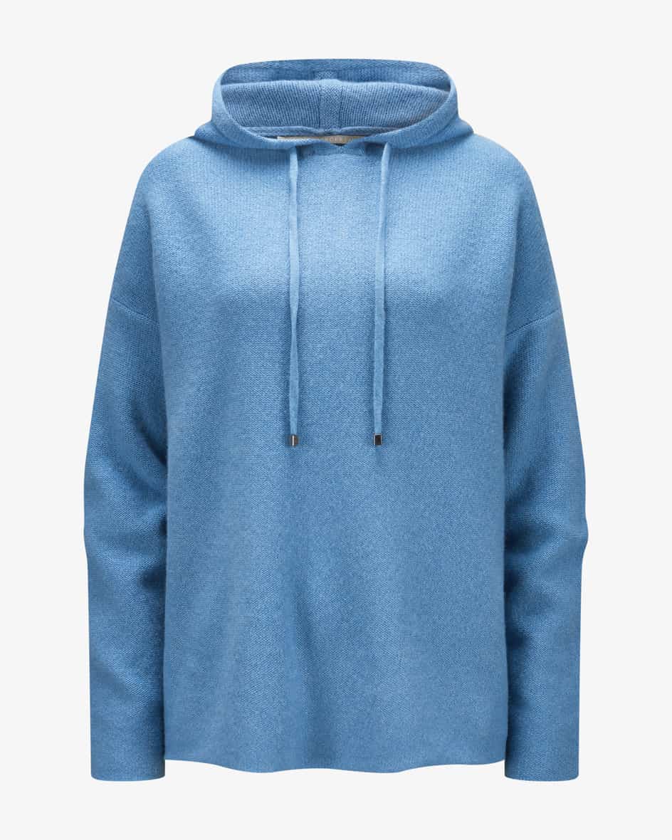 (The Mercer) N.Y. Cashmere-Hoodie (Blau, Gr. 38) Damen Strick Cashmere
