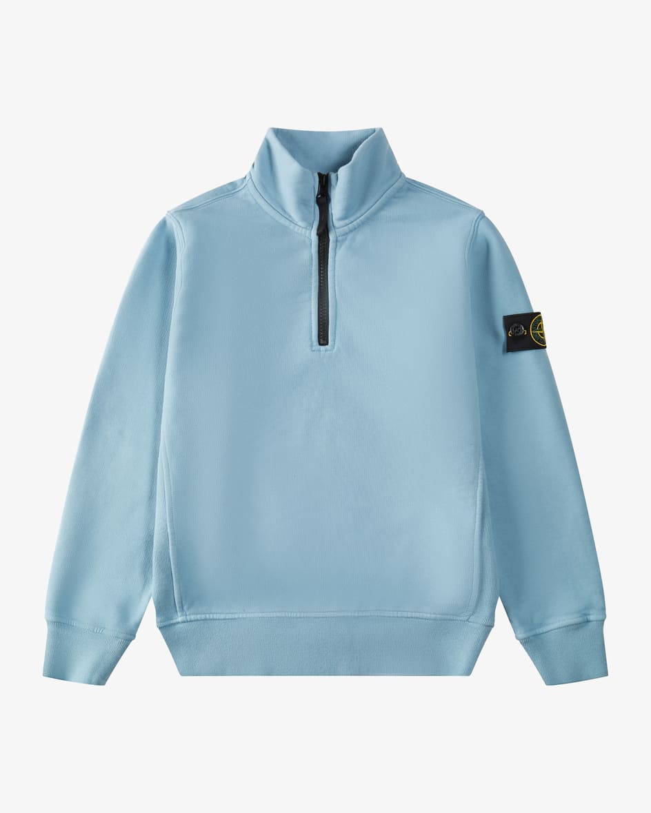 Kinder Stone Island Junior Troyer (Blau, Gr. 152) Jungen Sweatshirts-Hoodies