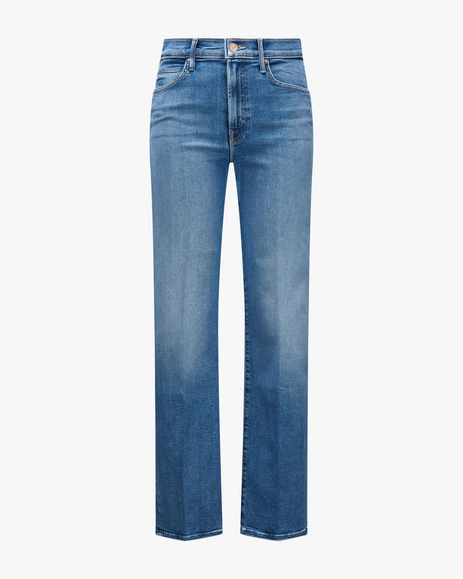 Mother The Kick it Jeans (Blau, Gr. 32) Damen Slim-Fit-Jeans