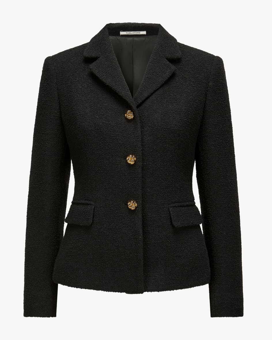 Daria Bouclé-Blazer aus Schurwoll-Mix