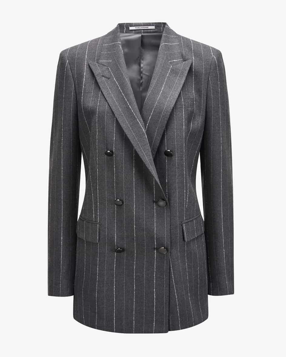 Jasmine Doppelreiher-Blazer aus Schurwoll-Mix