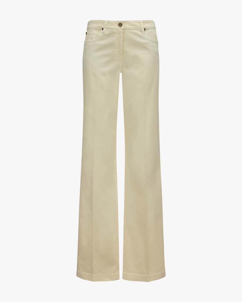 Etro Jeans (Gelb, Gr. 27) Damen Wide-Leg-Jeans