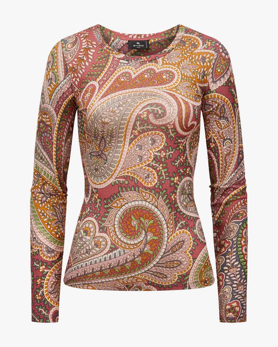 Etro Longsleeve (Bunt, Gr. XXL) Damen Shirts-Tops Longsleeves