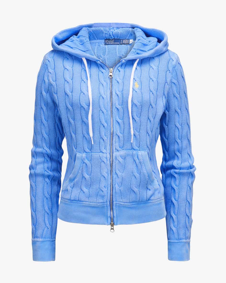 Polo Ralph Lauren Strickjacke (Blau, Gr. S) Damen Strick Strickjacken-Cardigans Strickjacken-mit-V-Ausschnitt