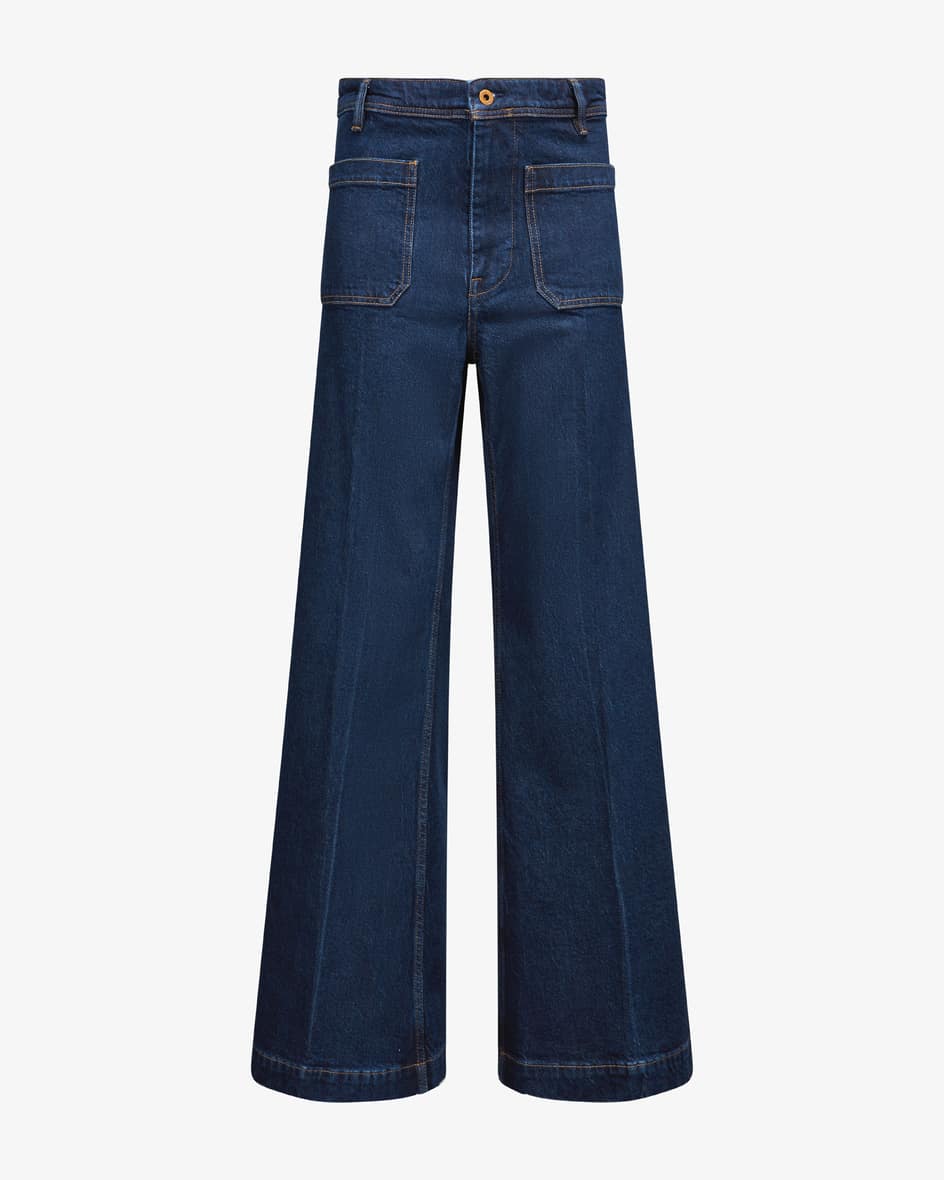 Polo Ralph Lauren Jeans (Blau, Gr. 26) Damen Wide-Leg-Jeans
