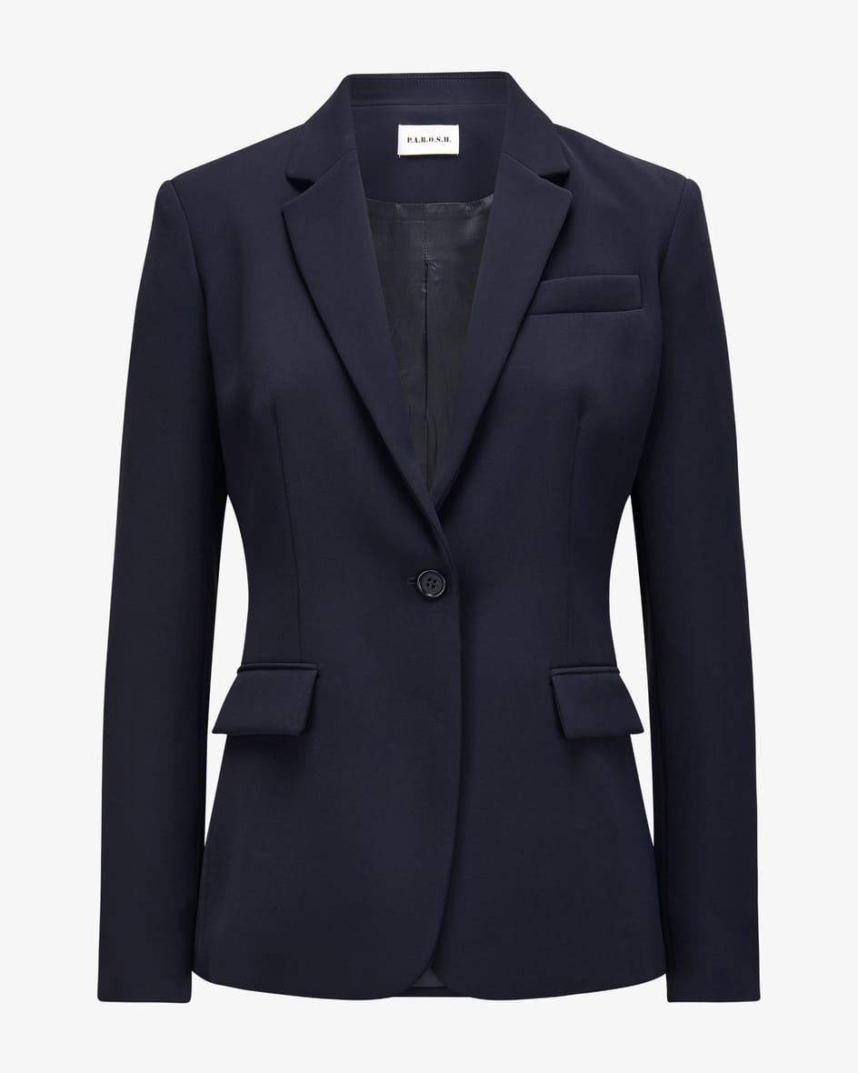 Parosh Pocker25 Blazer (Blau, Gr. S) Damen Businessblazer