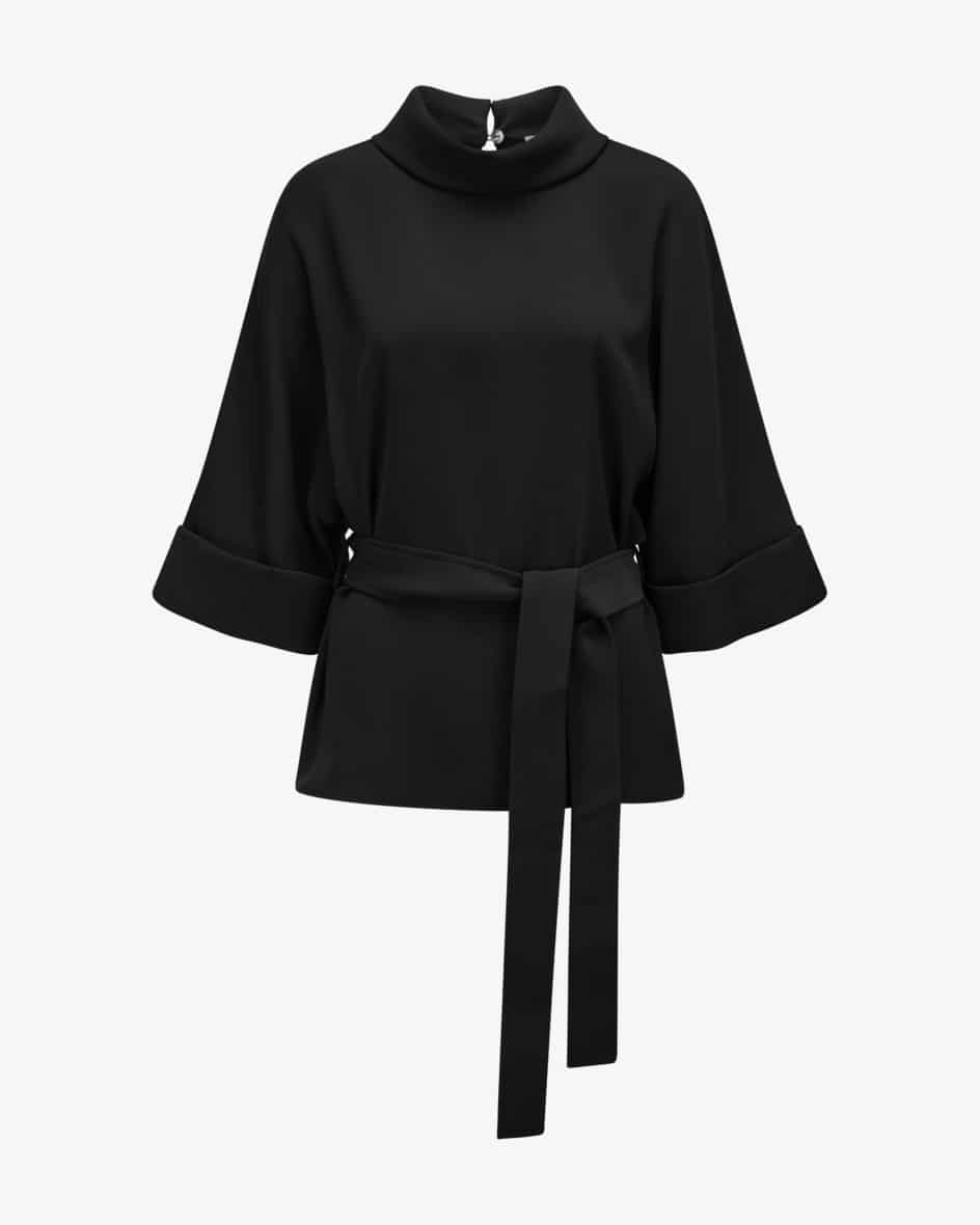 Parosh Pocker25 Blusenshirt (Schwarz, Gr. XL) Damen Blusen Blusenshirts