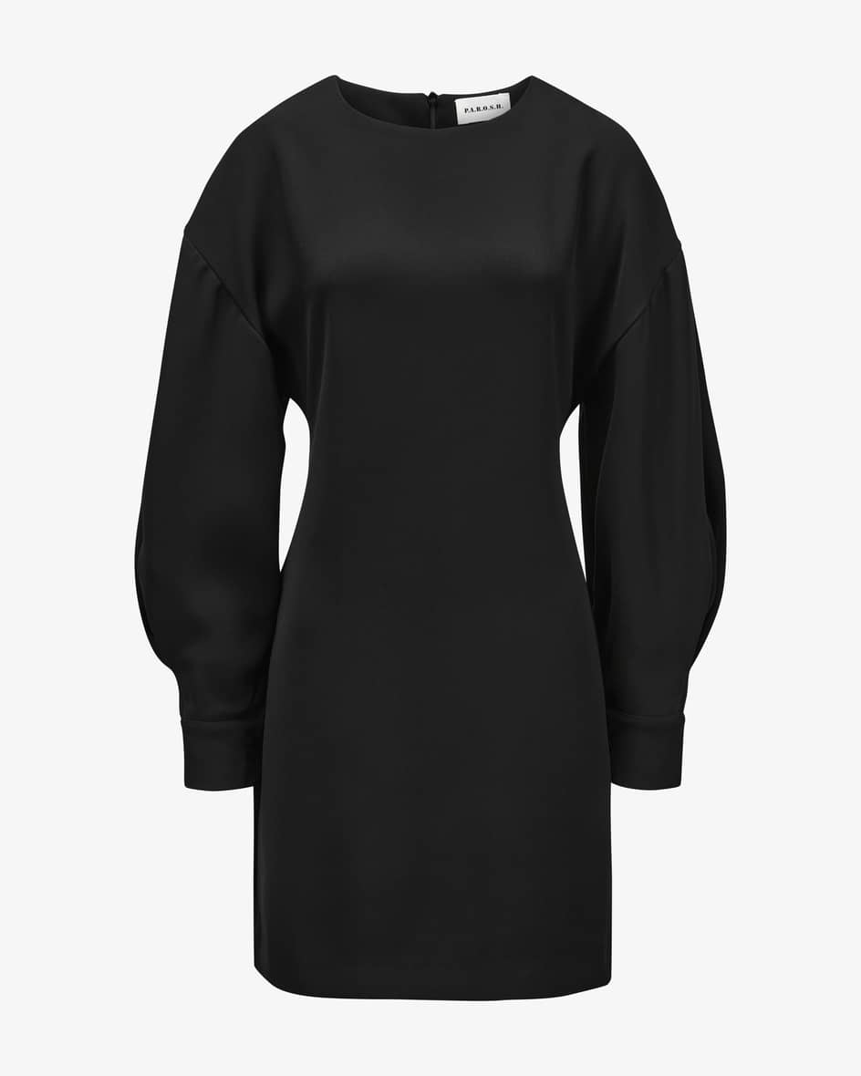 Parosh Poker25 Blusenkleid (Schwarz, Gr. XL) Damen Kleider Minikleider